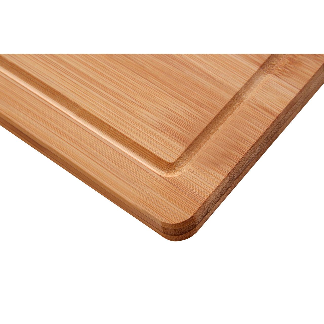 Premier Housewares Chopping Board with Handle, 34 x 26 cm Bamboo