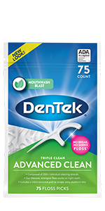 DenTek Triple Clean Advanced Clean Floss Picks