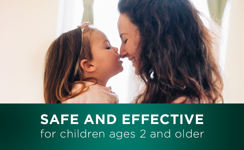 Safe & Effective for Children Age 2 and Older