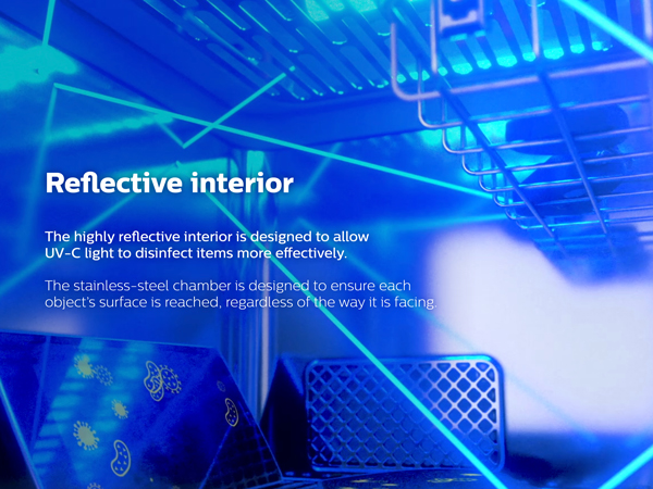 Philips;LED;UV-C; disinfecting lamp; mini box; disinfect surfaces and objects; easy to use; features
