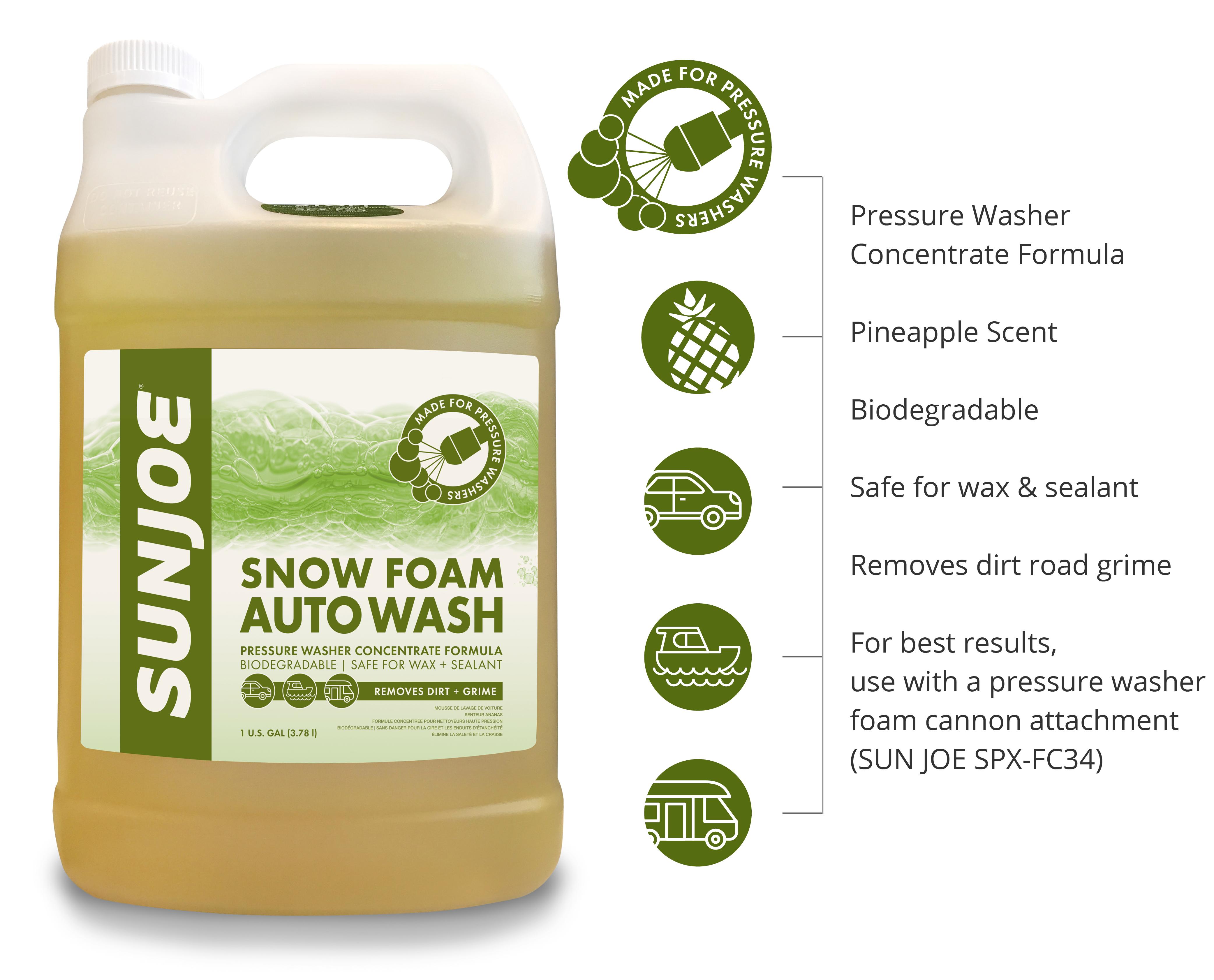 Sun Joe SPXFCS1G Premium Snow Foam Cannon Pineapple