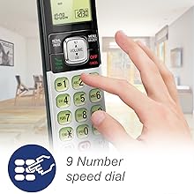 9 number speed dial