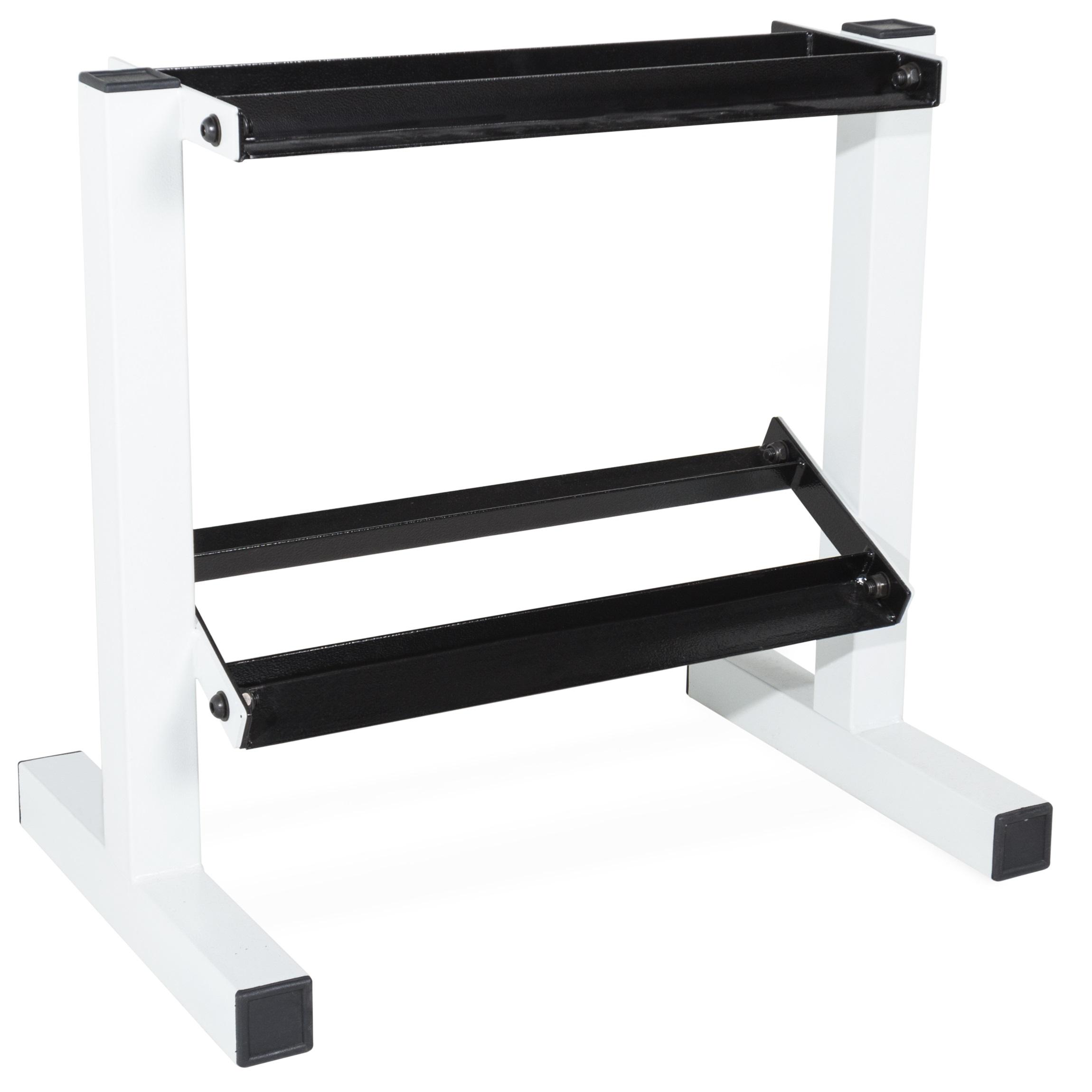 Cap Barbell Solid Hex Dumbbell Set with Rack (150 Pound), Dumbbells