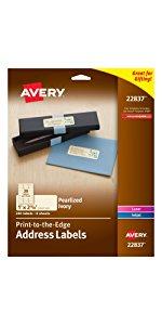 Amazon.com : Avery Easy Peel Clear Mailing Labels for Laser Printers, Box of 1500 (5660 ...