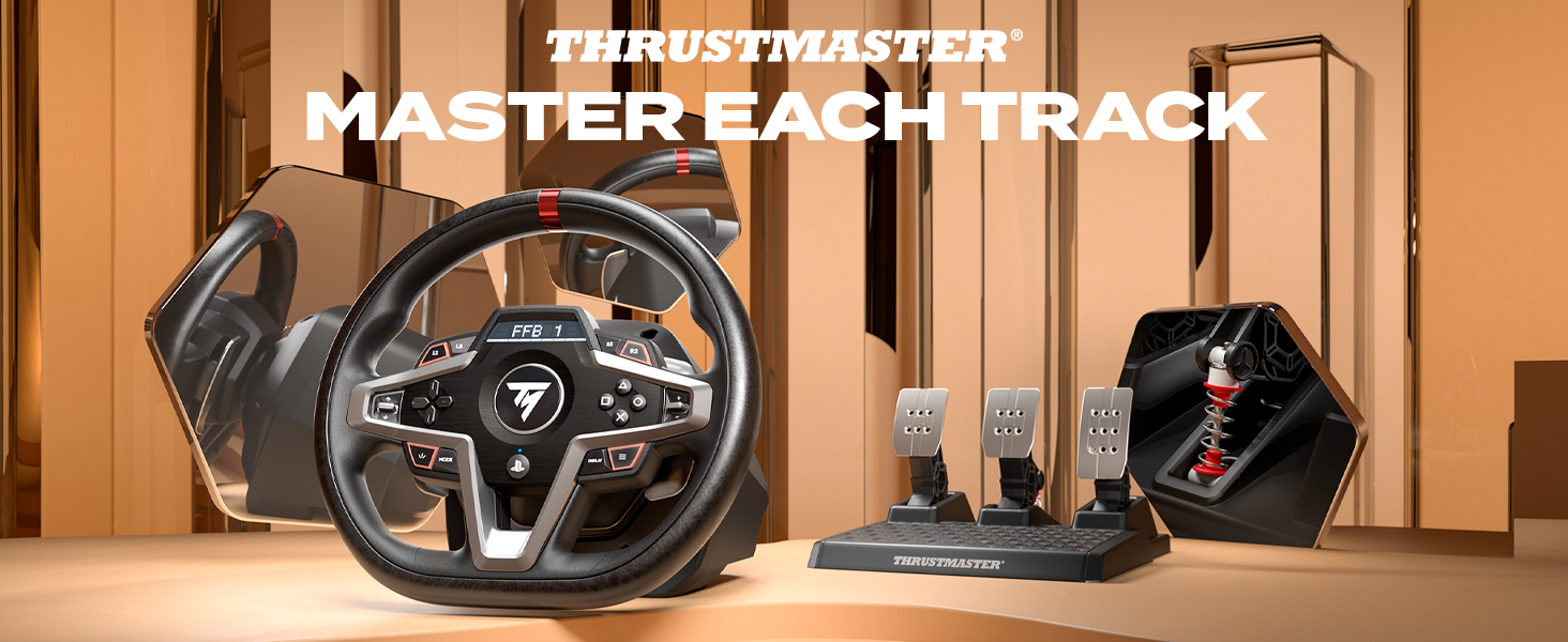 Thrustmaster T248 - Wyścigowa Kierownica i Zestaw Pedałów o