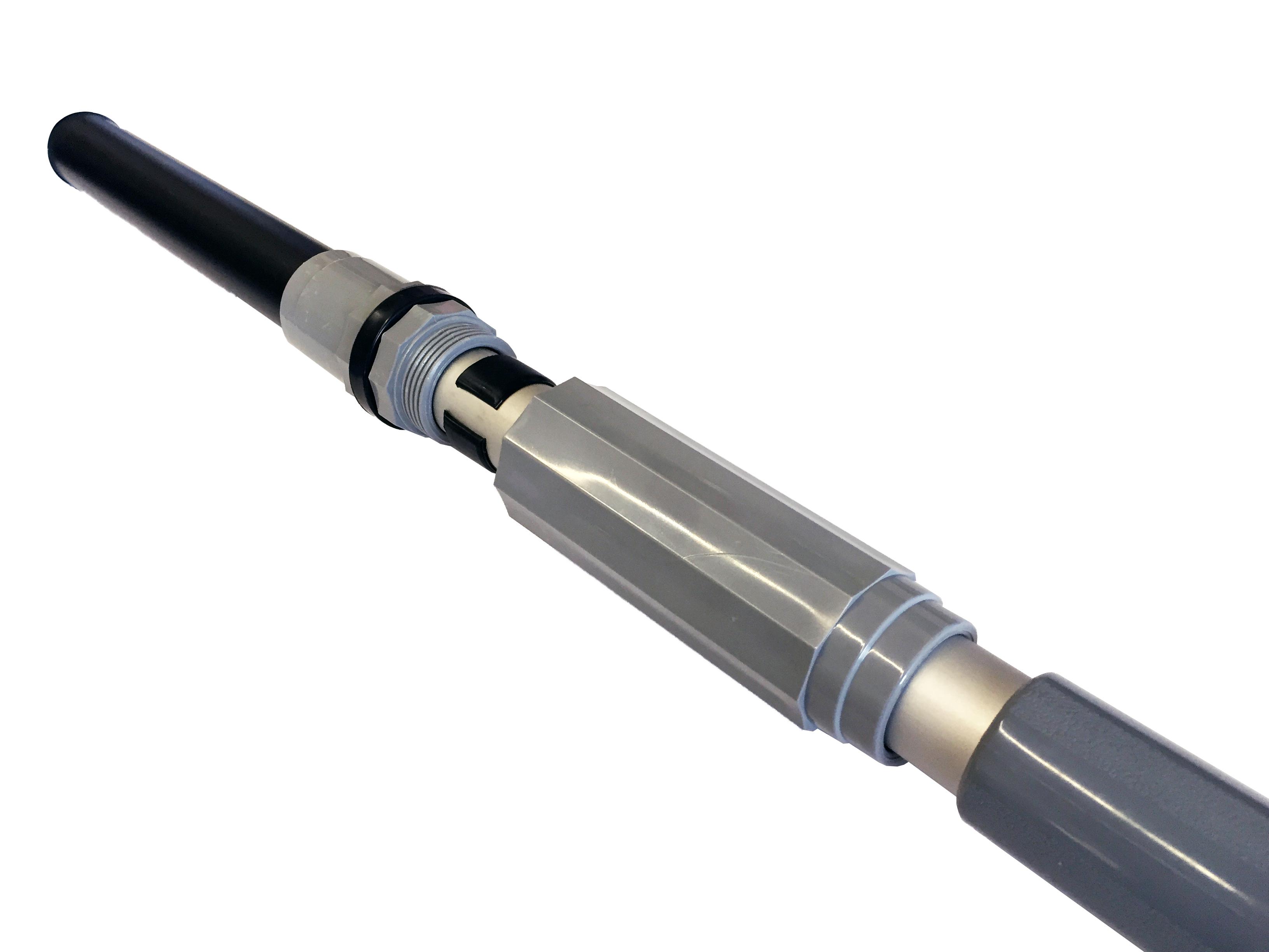JED Pool Tools 5056016 Professional Deluxe Anodized Telescopic Pole, 16Feet