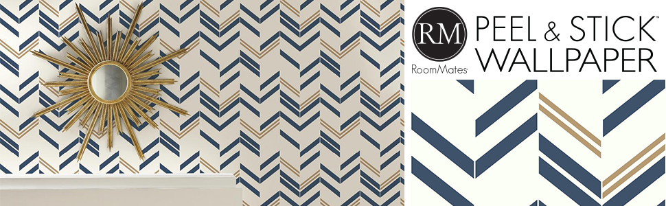 Peel  Stick Wallpaper Swatch  Chevron Blush  Ubuy India