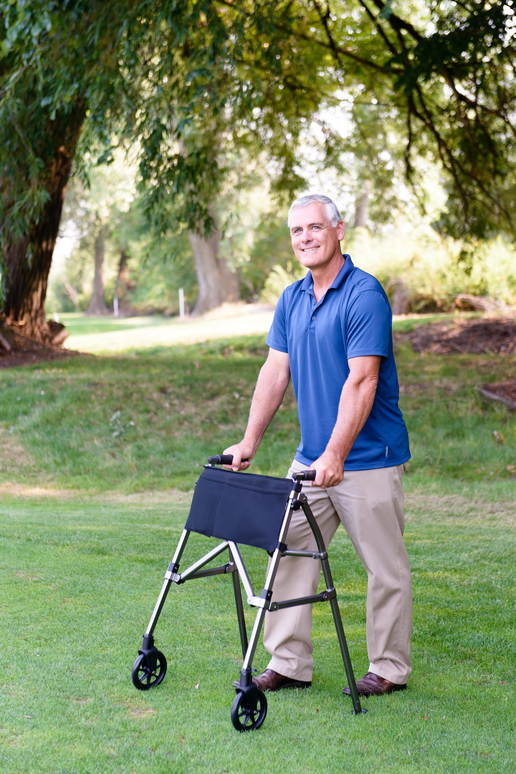 Stander EZ FoldNGo Walker Lightweight Folding & Height