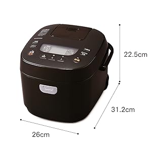 【値下げ】アイリスオーヤマ社製23年製KRC-ME50-T型【新品未使用】 Amazon | ジャー炊飯器 5.5合 KRC-ME50-T ブラウン | アイリス