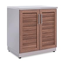 Amazon Com Newage Products Inc 5 Piece Outdoor Kitchen Cabinet Set In Stainless Steel Covers 65078 Patio Lawn Garden