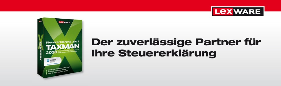 Lexware Taxman Fur Das Steuerjahr 19 Minibox Ubersichtliche Steuererklarungs Software Fur Arbeitnehmer Familien Studenten Und Im Ausland Beschaftigte Amazon De Software