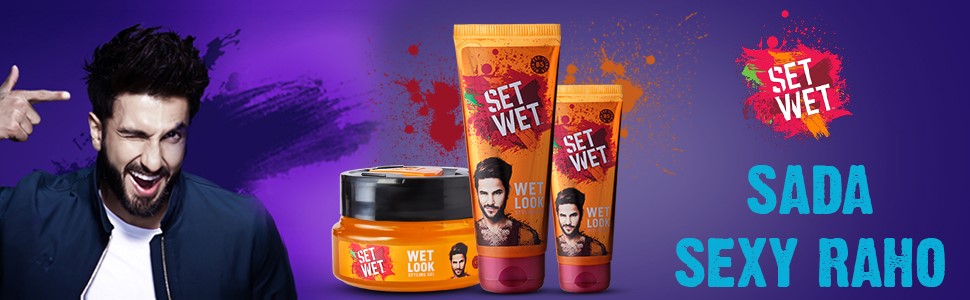 Buy Set Wet Wet Look Hair Styling Gel For Men 250 Ml Pack Of 2
