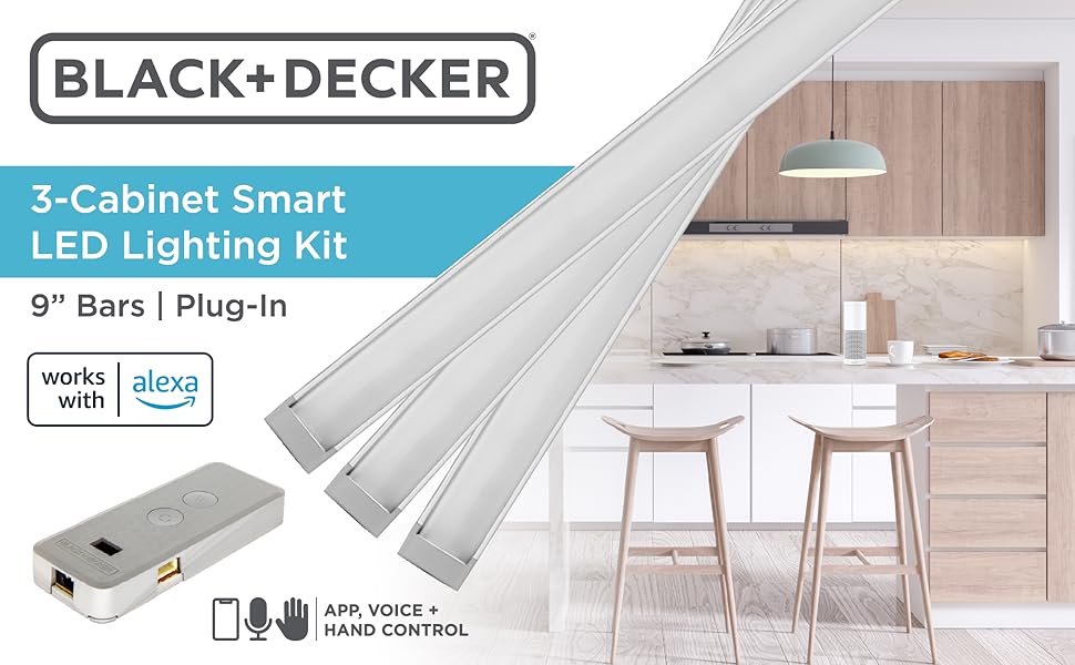 BLACK+DECKER Works with Alexa Smart Under Lighting Kit