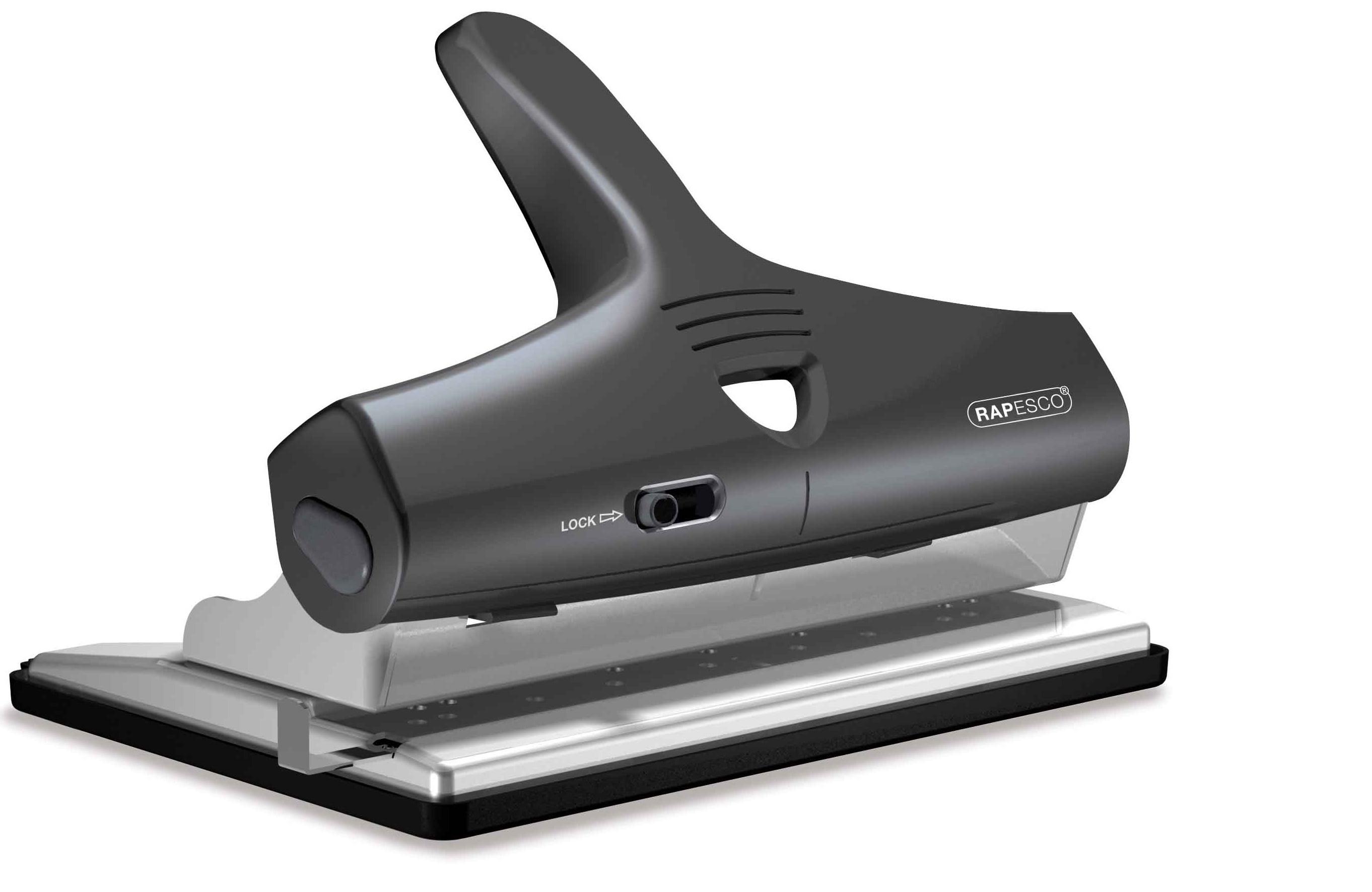 Rapesco PF95G2B2 Adjustable Hole Punch ALU 2,3 and 4 Hole Punch. 32