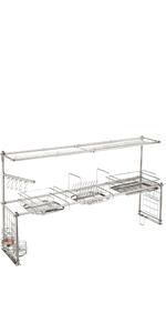 Amazon｜杉山金属 キチンとキッチンシンク収納ラック3段切替式