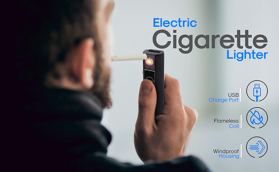 Pyle USB Car Electric Cigarette Lighter Windproof