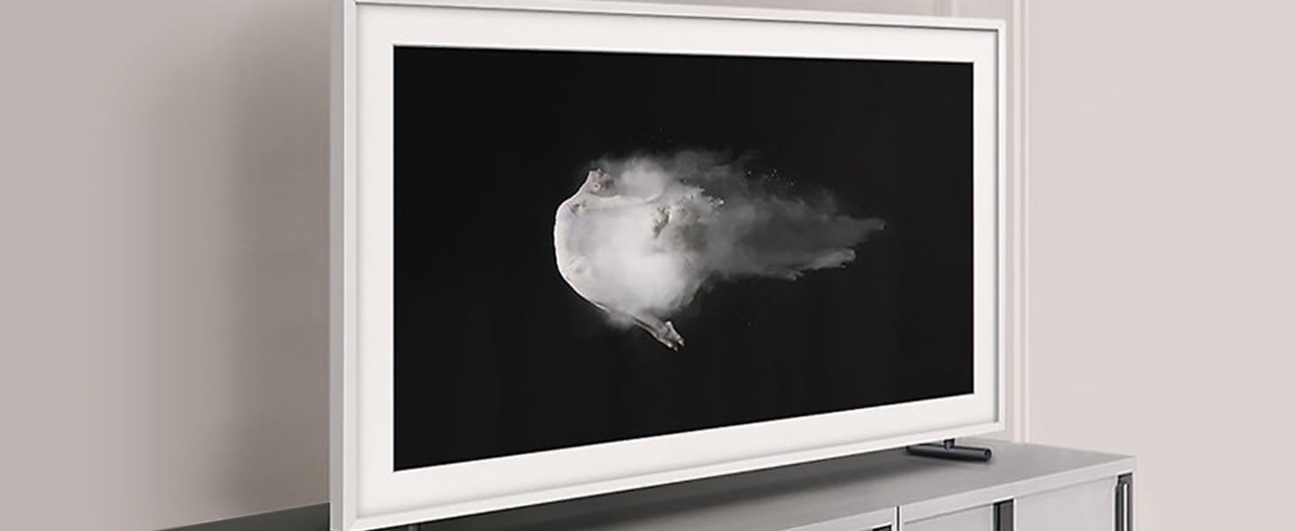 Samsung Customisable White Bezel for The Frame 43inch TV Amazon.co.uk