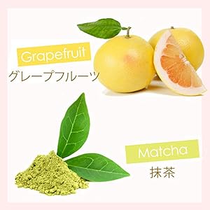 Grapefruit scent Matcha scent
