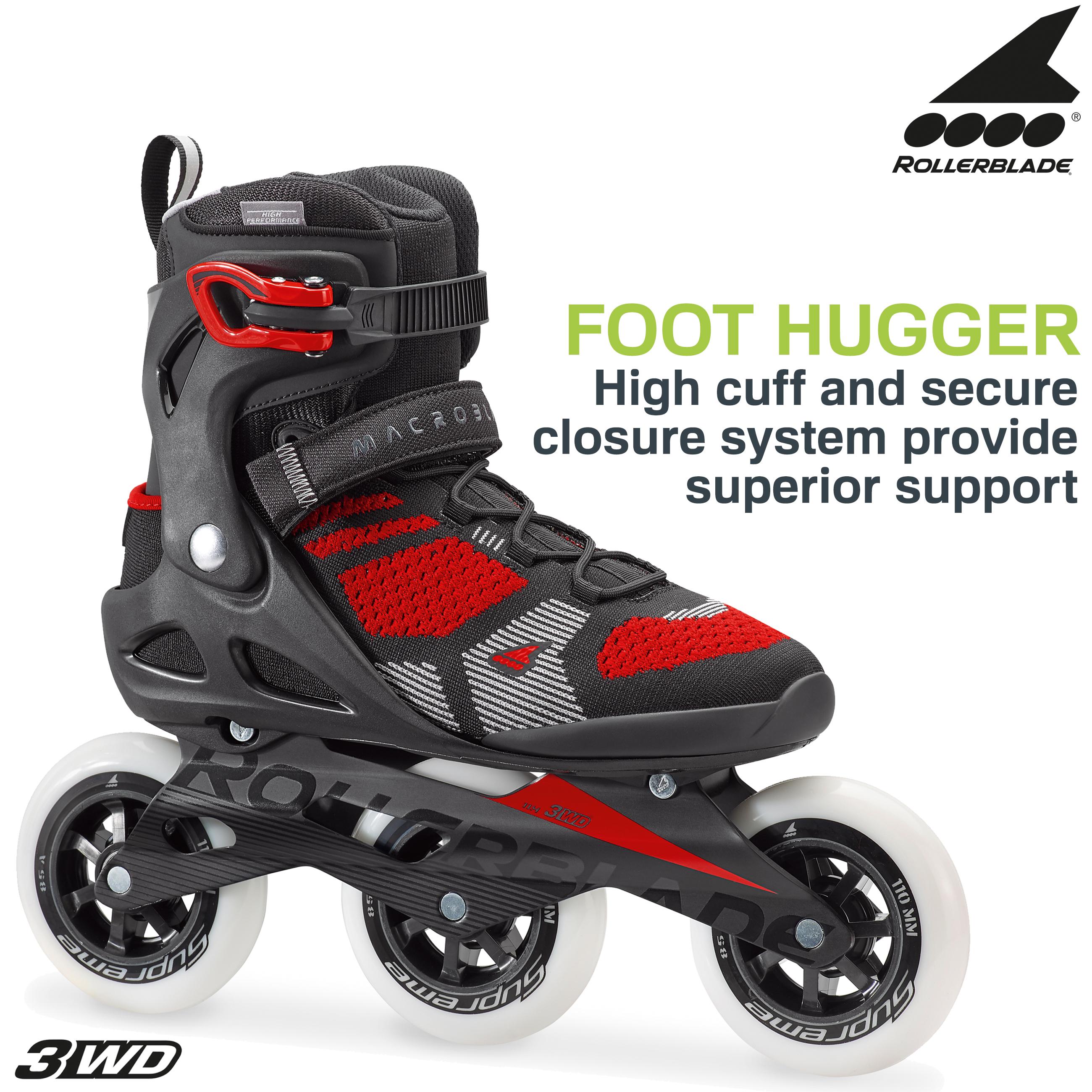 Rollerblade Men's Macrob 110 3Wd Fitness Inline Skate