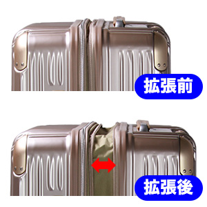 Amazon | [シフレ] ハードジッパースーツケース Trident