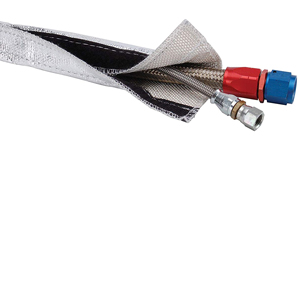 Heat Shroud - Aluminized Sleeving for Ultimate Heat Protection (with Hook and Loop Closure)