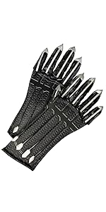child's black panther gloves