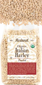 Arborio rice risotto white brown gluten free vegan Italy short grain organic italian barley pearled