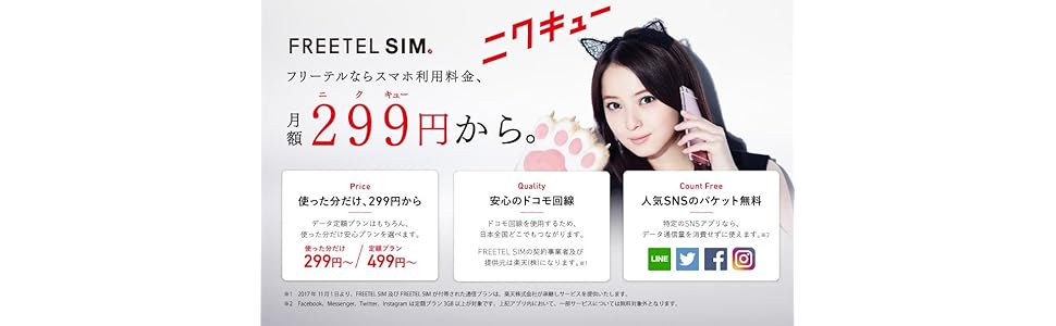 Amazon Amazon Prime会員限定 データ追加容量プレゼント Freetel Sim 299円 全プラン対応パック データ通信 音声通話 ナノ マイクロ 標準sim Amz Ftsimx Ent Ap 家電 カメラ オンライン通販