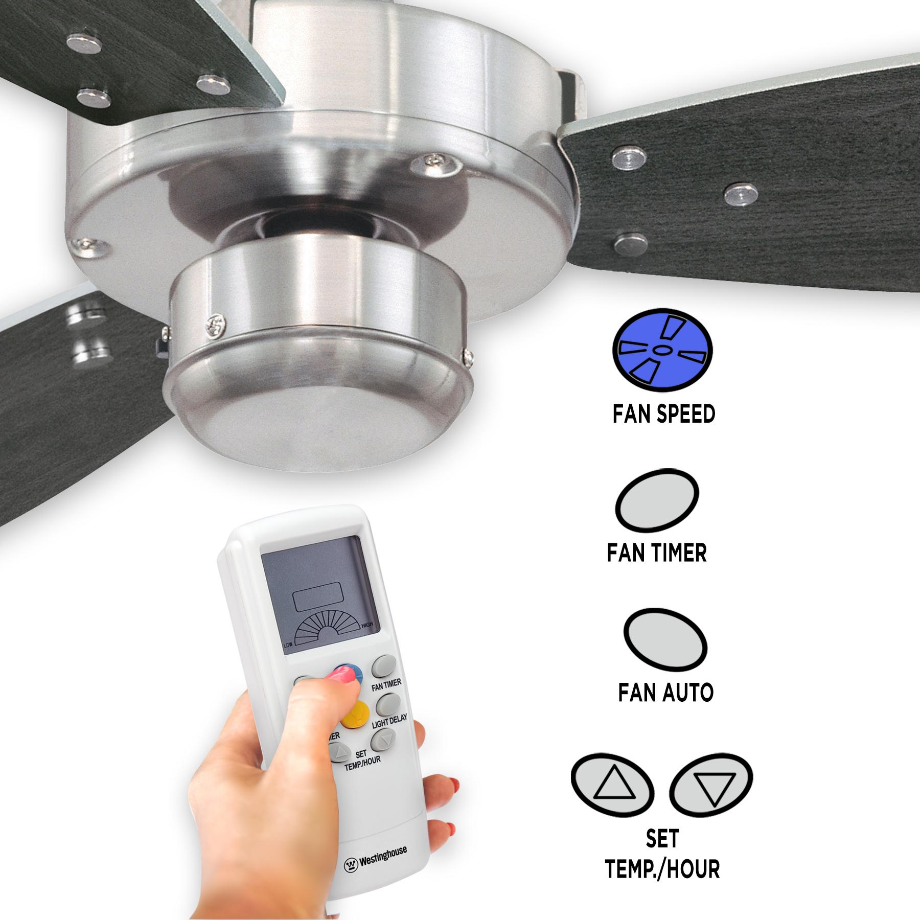 77874 Radio Frequency Thermostat Ceiling Fan and Light Remote Control Amazon.co.uk Lighting