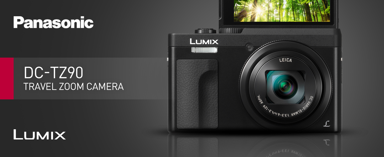 Panasonic LUMIX DCTZ90EBS 30x Travel Zoom Camera Silver Amazon.co