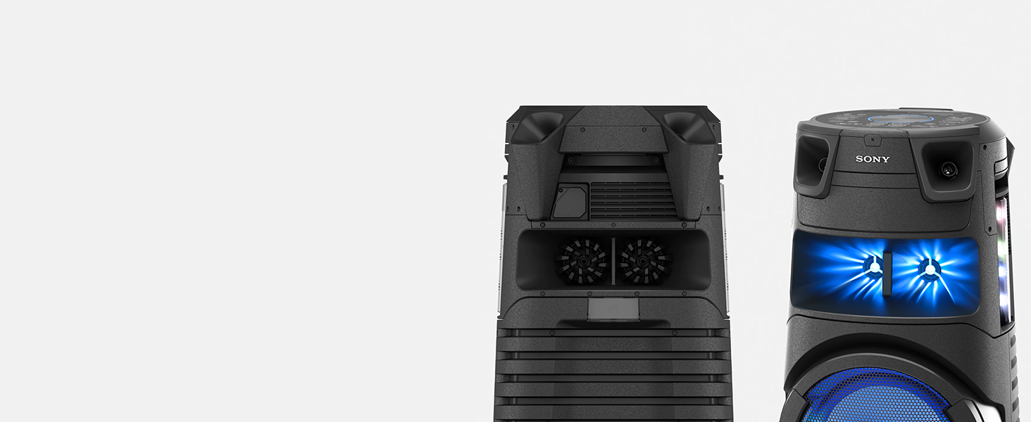 Sony MHCV73D Leistungsstarkes AllinoneAudiosystem (Bluetooth, 360