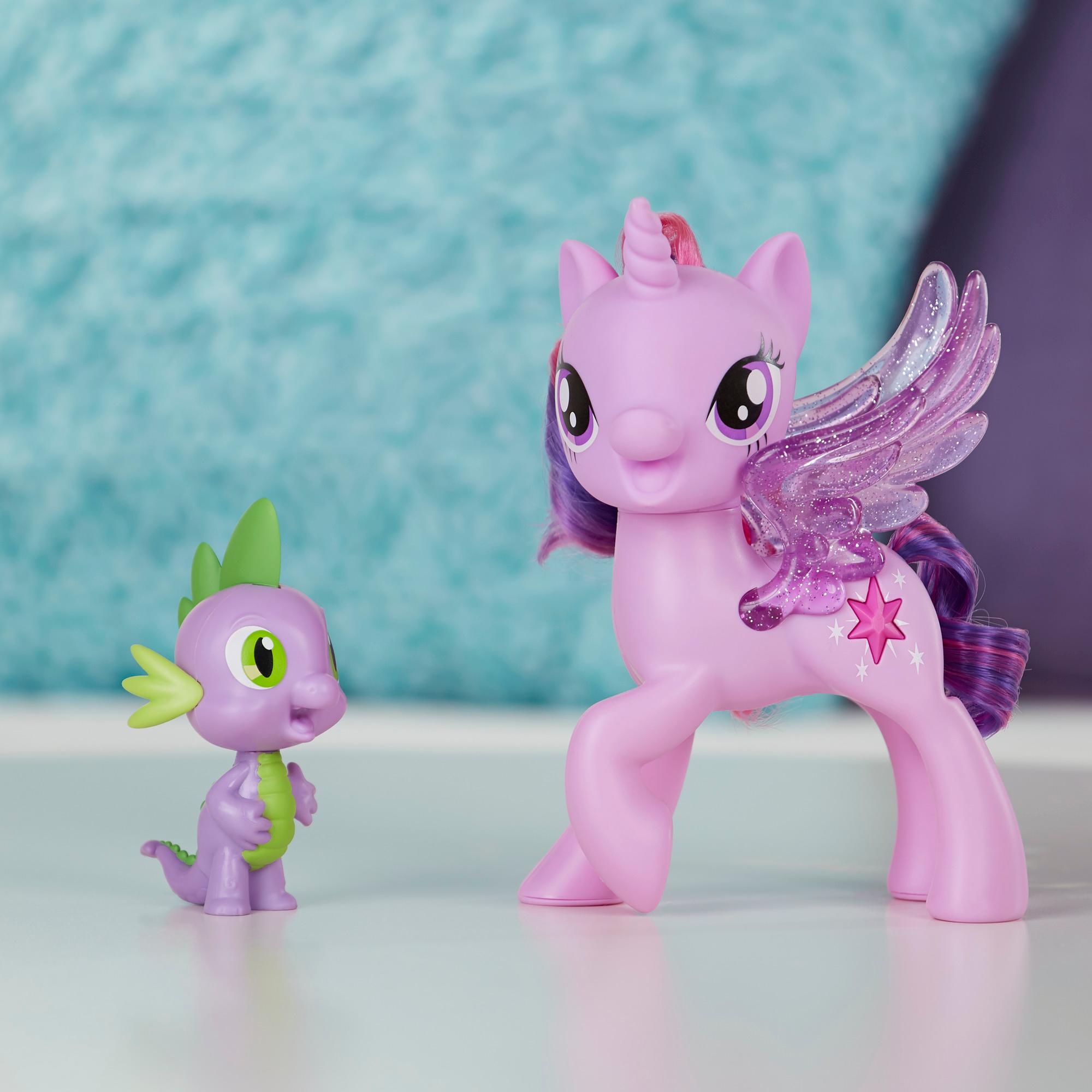 Hasbro My Little Pony C0718100 Movie Prinzessin Twilight Sparkle und Spike, der Drache