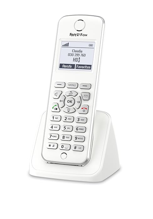 AVM FRITZ!Fon C5 DECT-Komforttelefon schwarz: Amazon.de: Elektronik