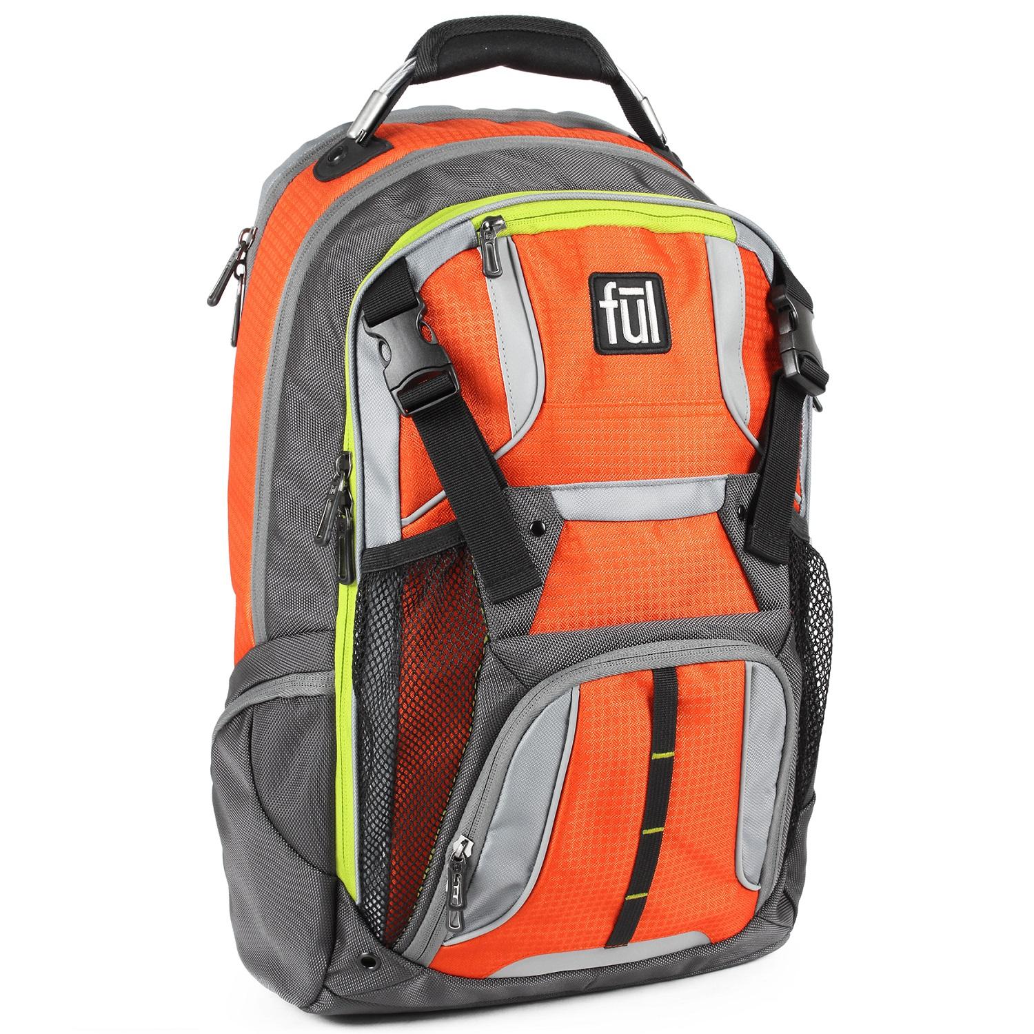 Ful Hexar Padded Laptop Backpack, fits up to 17Inch Laptop, with Tablet/eReader