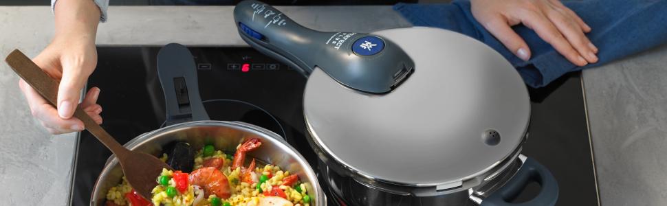 WMF Perfect Plus Schnellkochtopf, 3,0 l, 22 cm, Cromargan