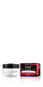 Olaz Regenerist Straffende Anti-Aging-Creme 3 Zonen Nacht