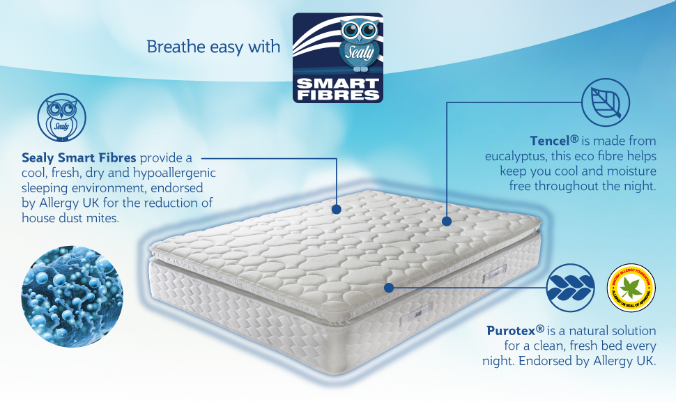 Sealy Posture Support Memory Pillowtop Mattress Posturepedic