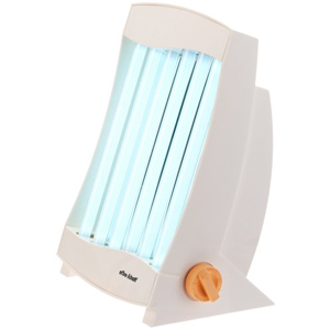 Efbe-Schott Gesichtssolarium mit 6 Röhren, 105 W, Memory-Funktion, Inklusive 2 Schutzbrillen ...