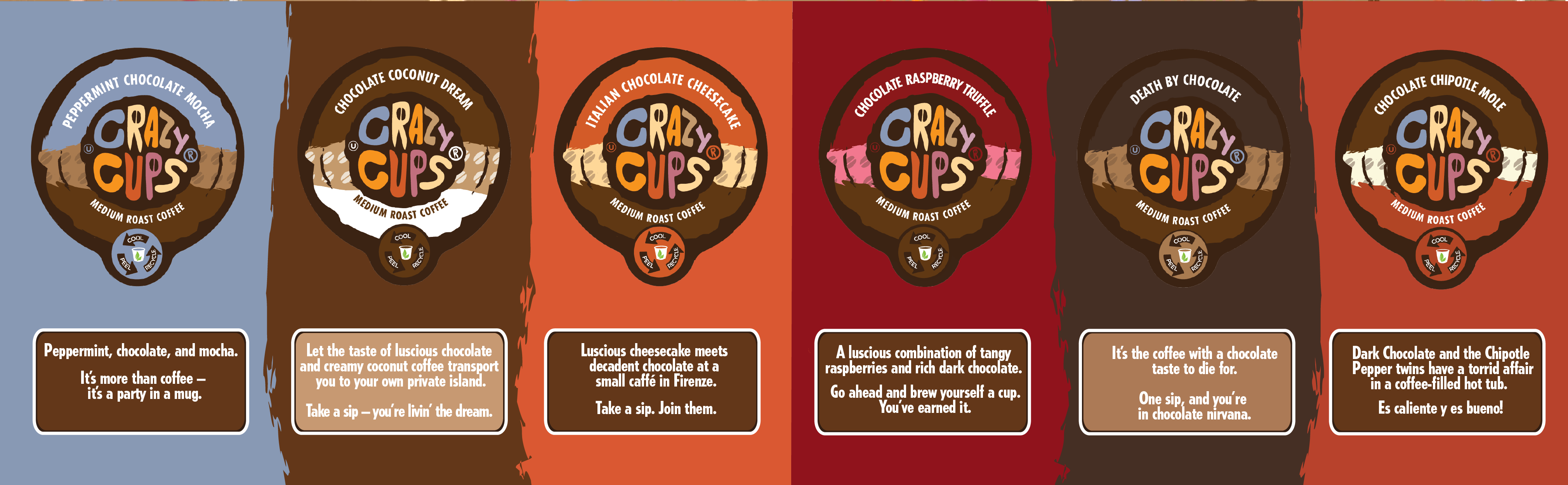 Crazy Cups Coffee Flavor Lovers Single Serve Cups Variety