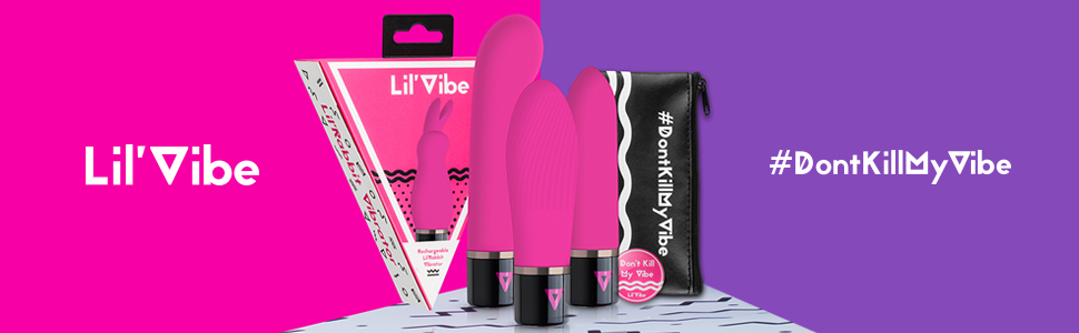 LilVibe Vibrador de bala (rosa), Mini Vibrador Impermeable ...