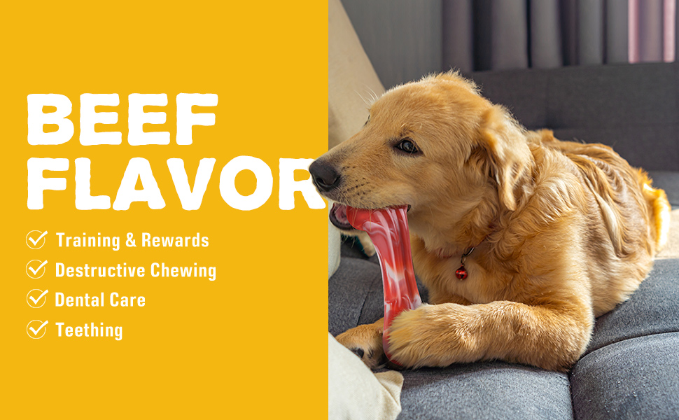 Pet Supplies Tikaton Dog Chew Toys for Aggressive Chewers, Dog Toy