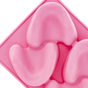 Fairly Odd Novelties Smile Teeth Denture Shape 4 Ice Cube Tray 