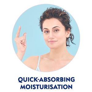 The cream with Vitamin E and Jojoba Oil makes skin soft and fresh.