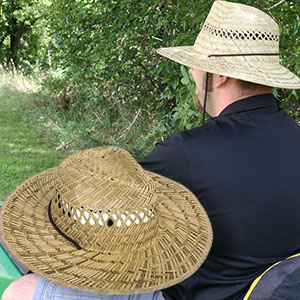 Straw hat for yard work Clearance
