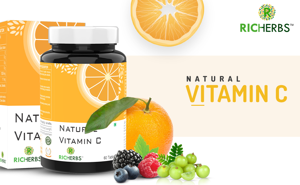 Richerbs Natural Vitamin C Double Strength Formula Natural Sourced
