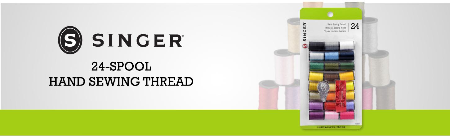 Singer 264 Polyester Thread, Assorted Colors, 24 Spools: Amazon.ca