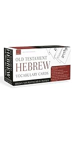 Old Testament Hebrew Vocabulary Cards