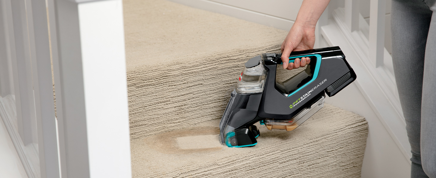 portable deep cleaner pet messes dirt lifter brush rotating stain eraser