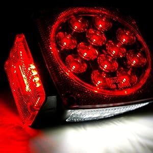 trailer, LED, towing, submersible, CZC, Wellmax, Optronics, Partsam, MaxxHaul, Reese, Curt, light