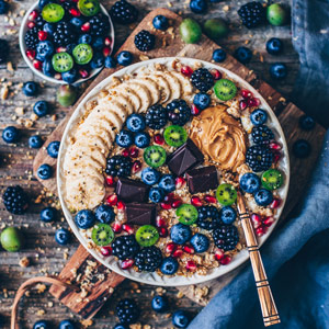 Cremiges Vanillepudding-Oatmeal